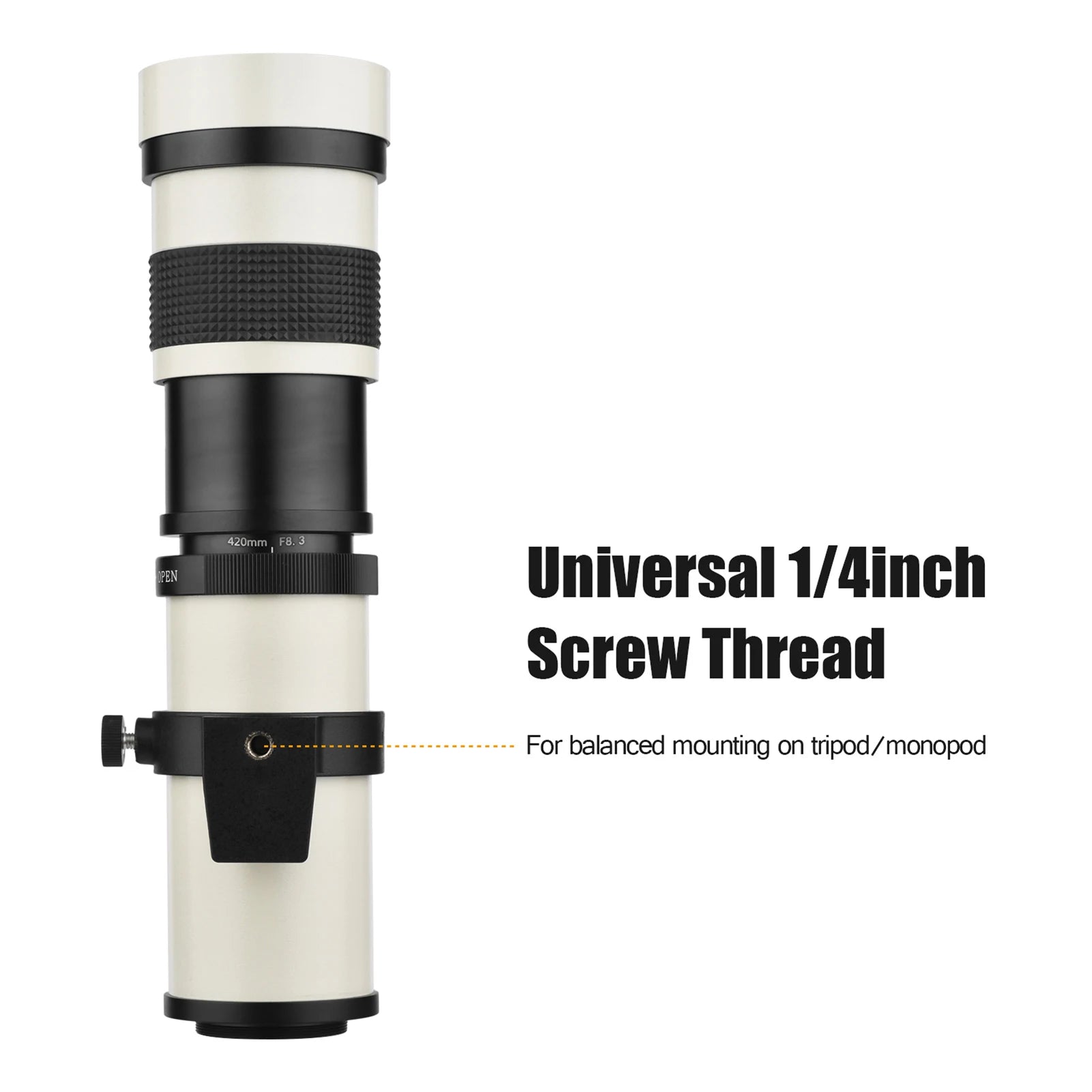 Camera MF Super Telephoto Zoom Lens 420-800mm &ndash; Long Reach
