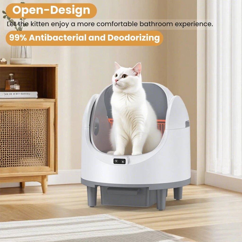 Smart Self Cleaning Cat Litter Box EU Plug Pro &ndash; Odor Guard