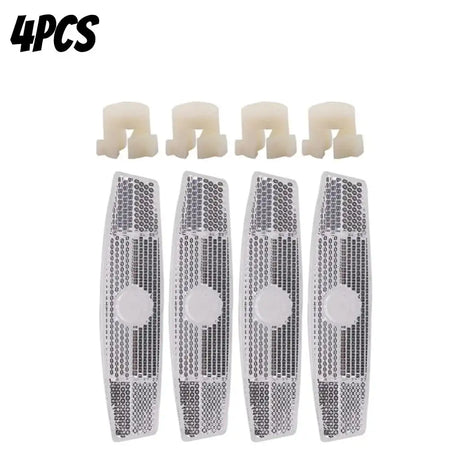 4 Pack Fish Shaped Bike Spoke Reflectors For Wheel Rim 4Pcs