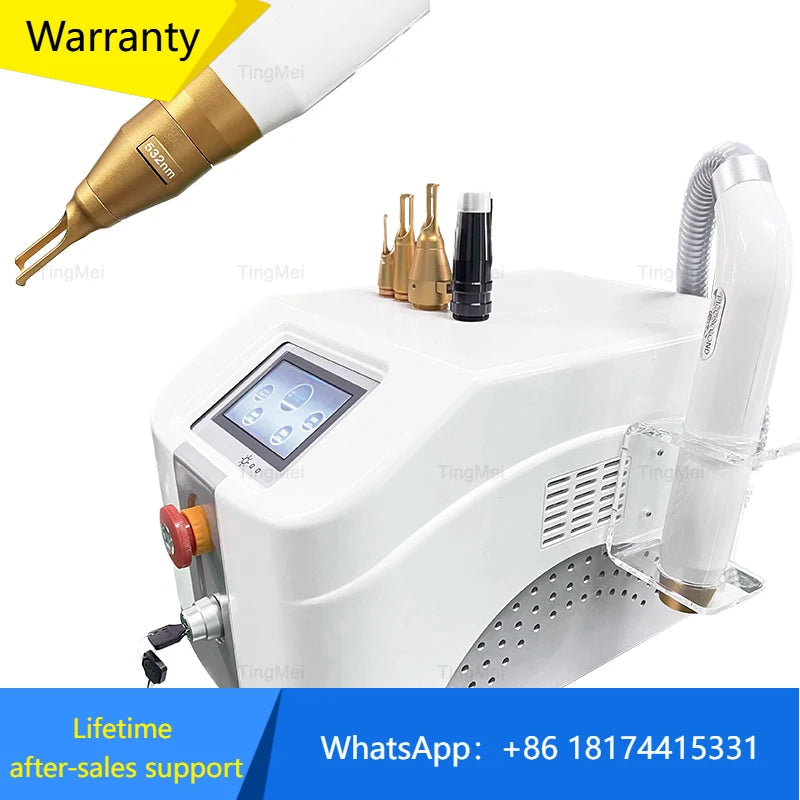 Eliminación de Tatuajes y Pigmentos con Láser Pico Nd Yag Portátil