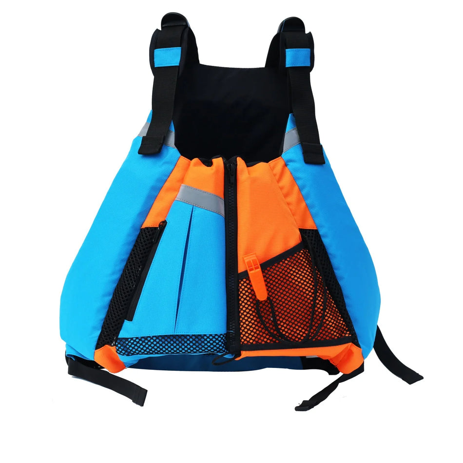 Adult Kayaking Life Jacket With Storage Pocket For Water Sports