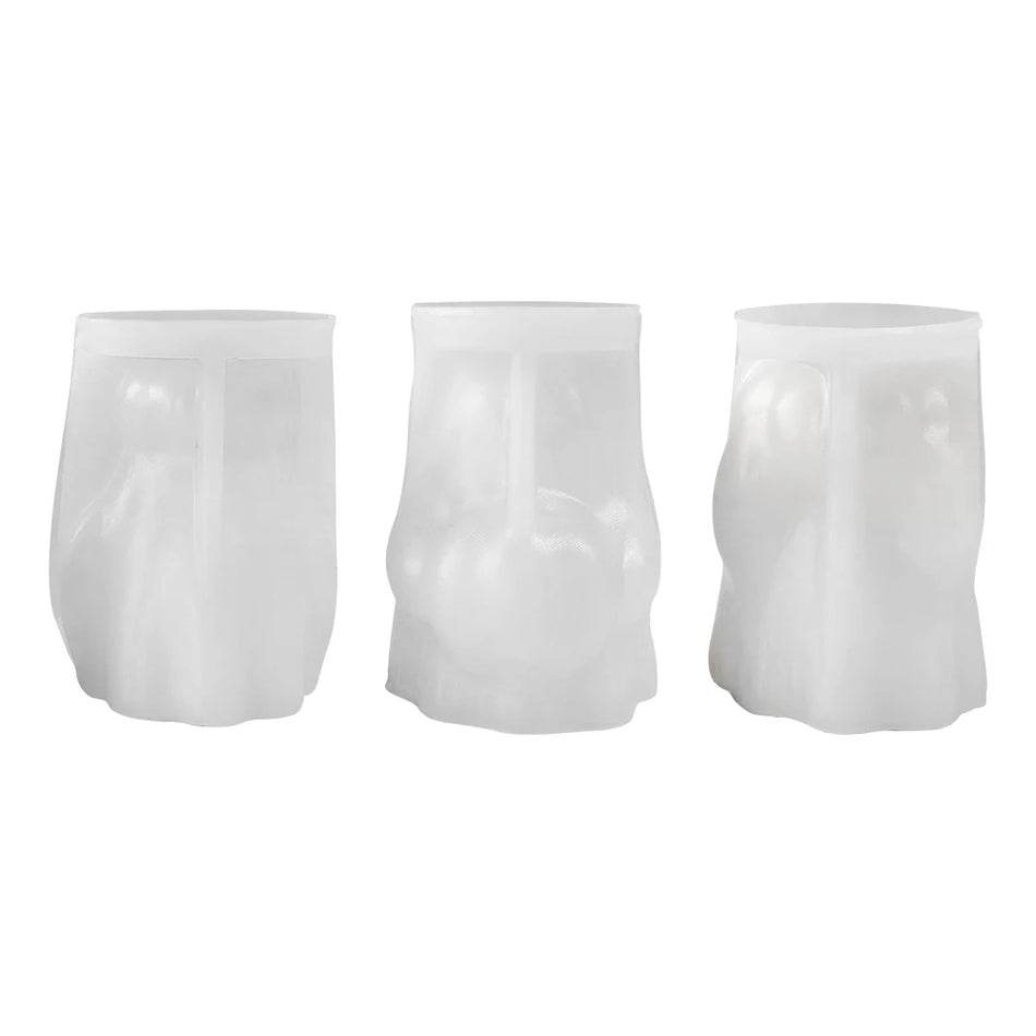 Halloween Spöke Ljusform i Silikon för Resin DIY