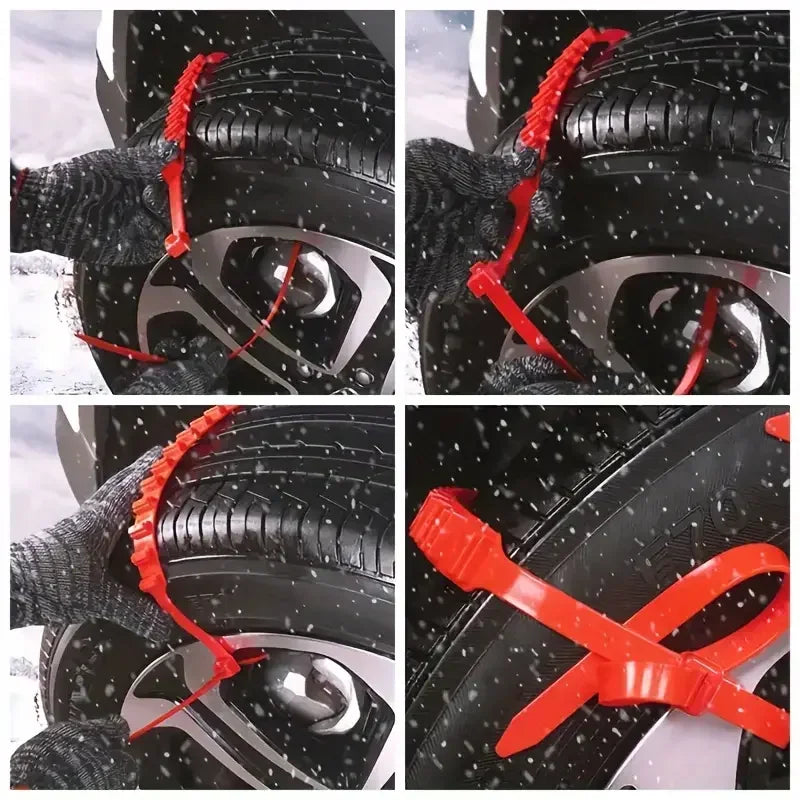 Universal Snow Car Tire Chains - Anti Slip Winter Traction