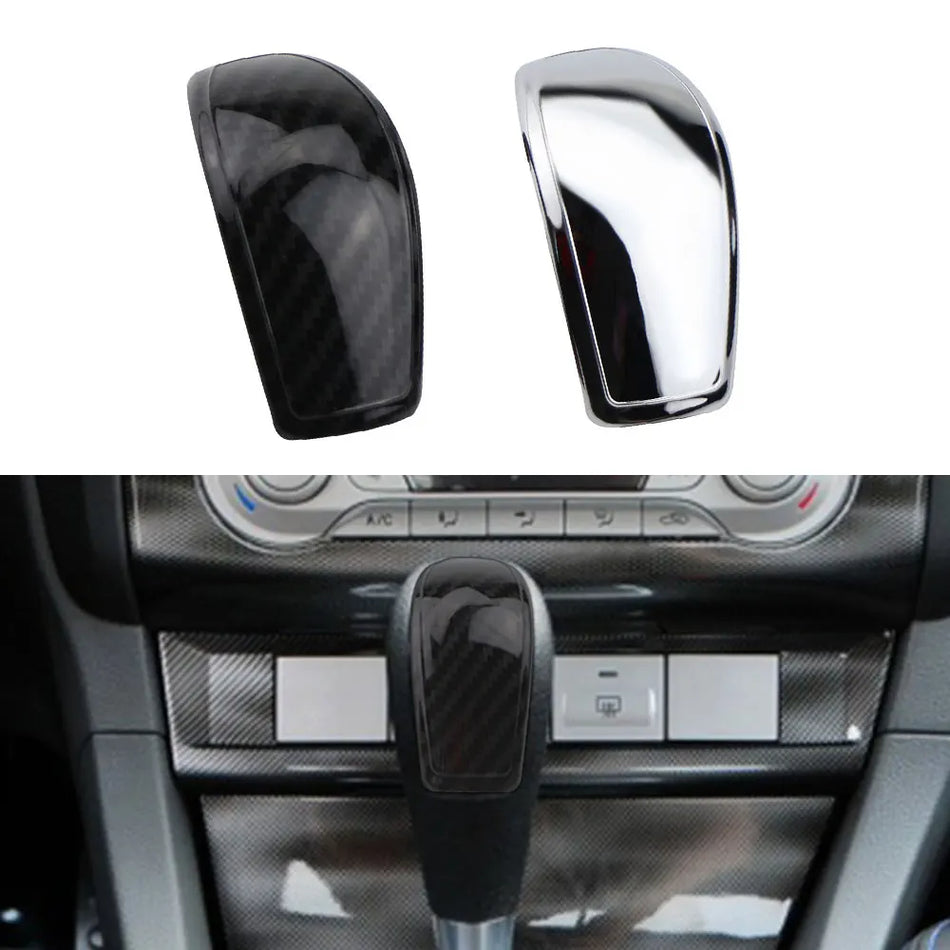 Gear Shift Knob Decorative Chrome Cover Trim Sticker for Ford Focus 2 MK2 2005-2012 Interior Upgrade