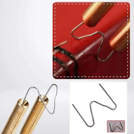 Car Bumper Repair Kit - Plastic Welding Hot Stapler for Auto Sheet Metal