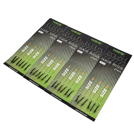 Hirisi 6 Pack Ready Made Carp Fishing Hook Link Rigs