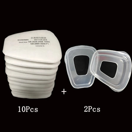 Spray Paint Dust-Proof 5N11 Filters &ndash; For 3M 6001 6002 10 Filters 2 Covers