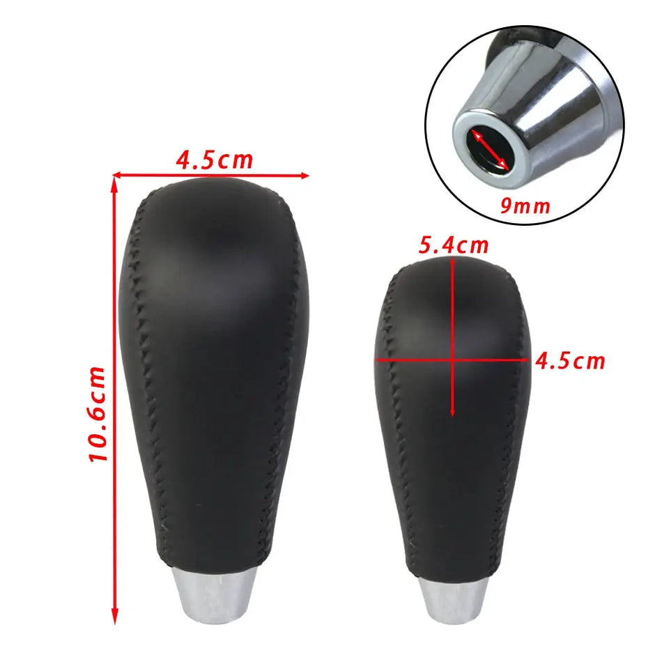 Gear Shift Knob With ABS And PU Leather For Hyundai Tucson Kia Sorento by InterCyprus Trading Ltd