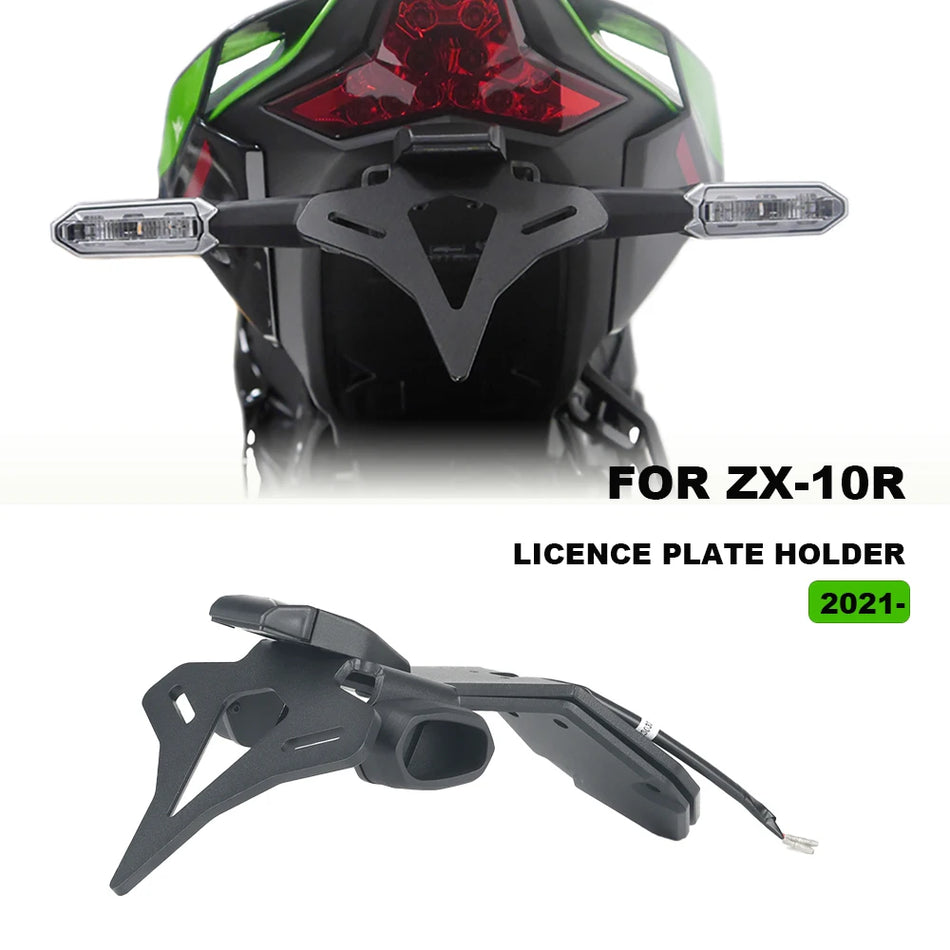 License Plate Holder CNC Aluminum for Kawasaki ZX-10R