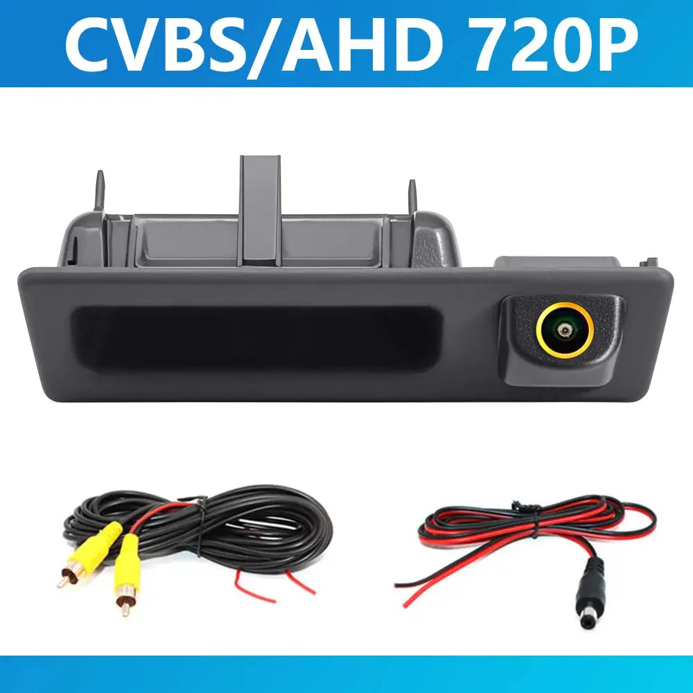 4K AHD 1080P Dynamic Guideline Reverse Camera For BMW 5/3 Series X1/X3/X4/X5 2011-2017 Trunk Handle Backup Camera Starlight Nigh by InterCyprus Trading Ltd