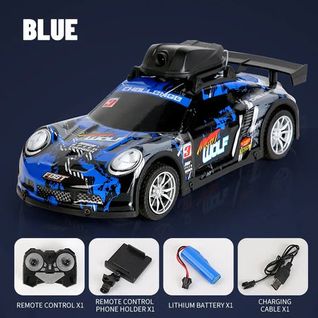 CONUSEA RC Car with Camera &ndash; HD Wifi FPV Racing Experience Blue