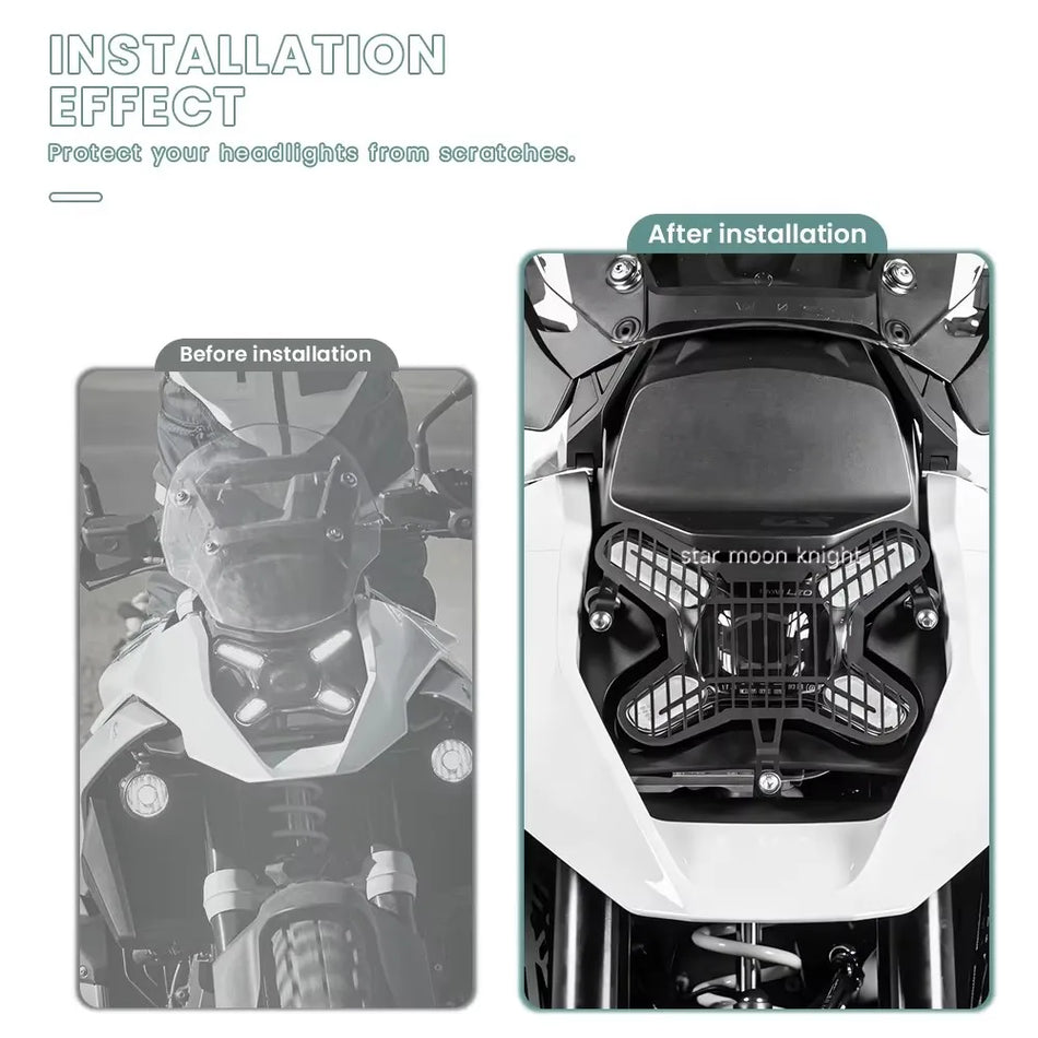 BMW R1300GS zaščita žarometov iz aluminijeve zlitine zaščitni pokrov za motocikel