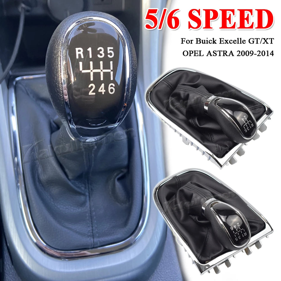 Sada koženého madla řadicí páky a manžety pro Buick Excelle GT/XT, Opel Astra