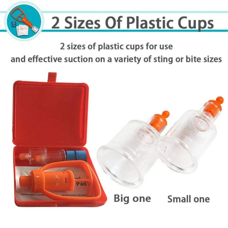 Snake Bite Kit Venom Extractor &ndash; Outdoor First Aid Kit