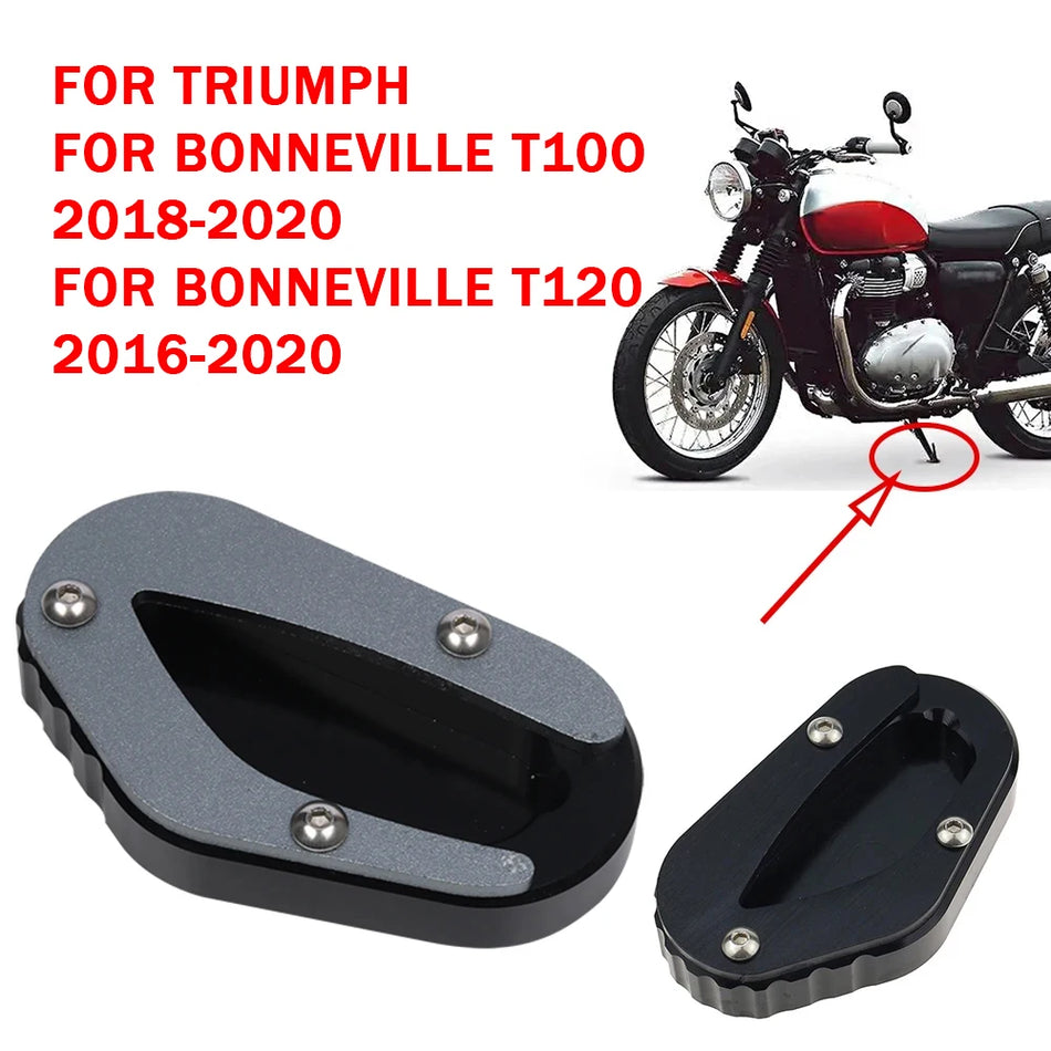Triumph Bonneville støttefod forstørrelsesplade til T100 T120 fodsidestøtte