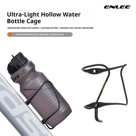 ENLEE 9.2g Super Light Carbon Fiber Bottle Cage Hollow Streamlined Design Aerodynamic Cycling Water Bottle Mount For Racing Road by InterCyprus Trading Ltd