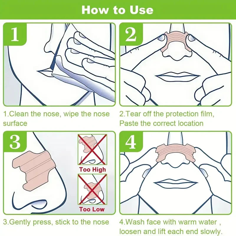 Breath Nasal Strips - Stop Snoring Safe And Gentle Sleep