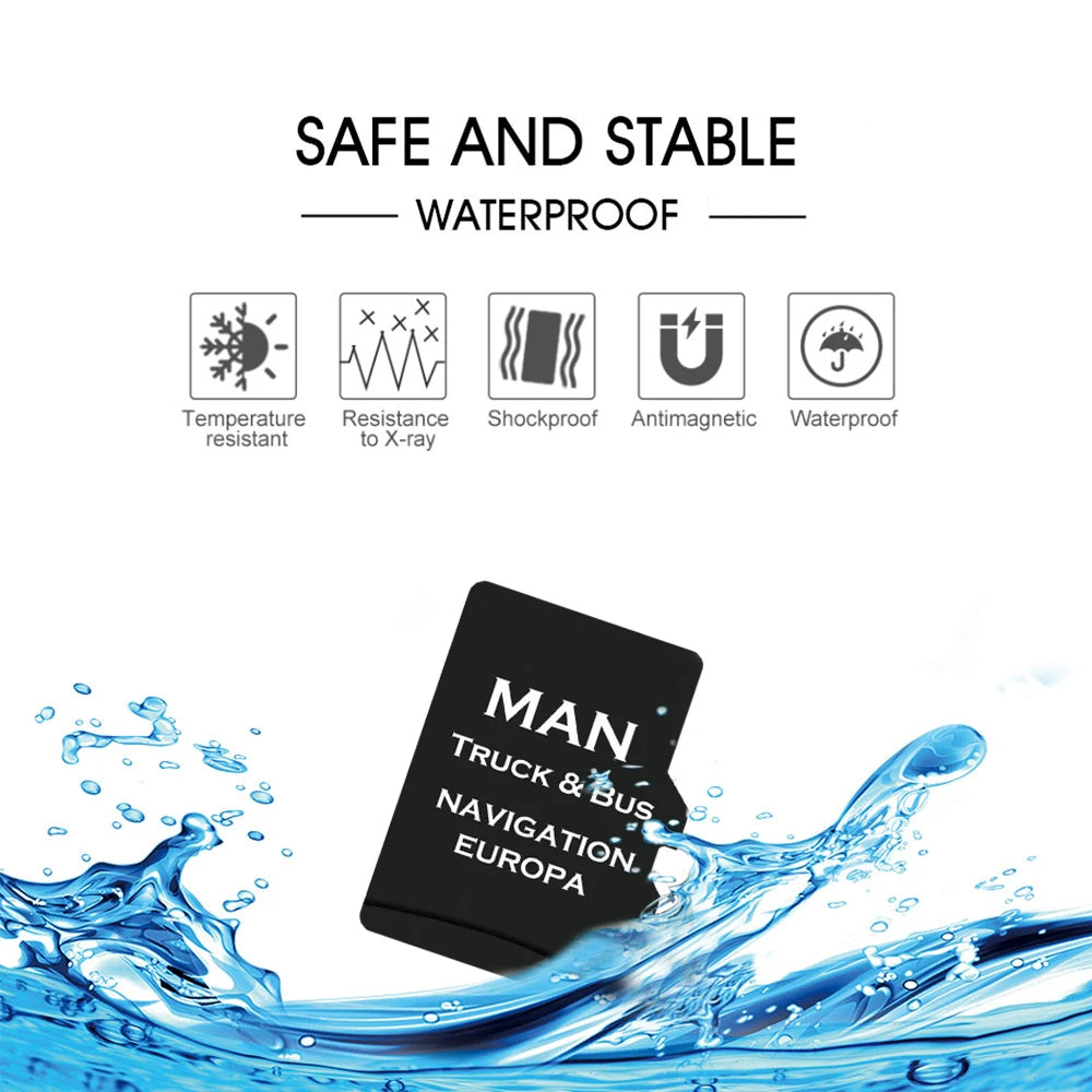 TF Card Navi For MAN Truck Bus 2016 2020 &ndash; Maps Update