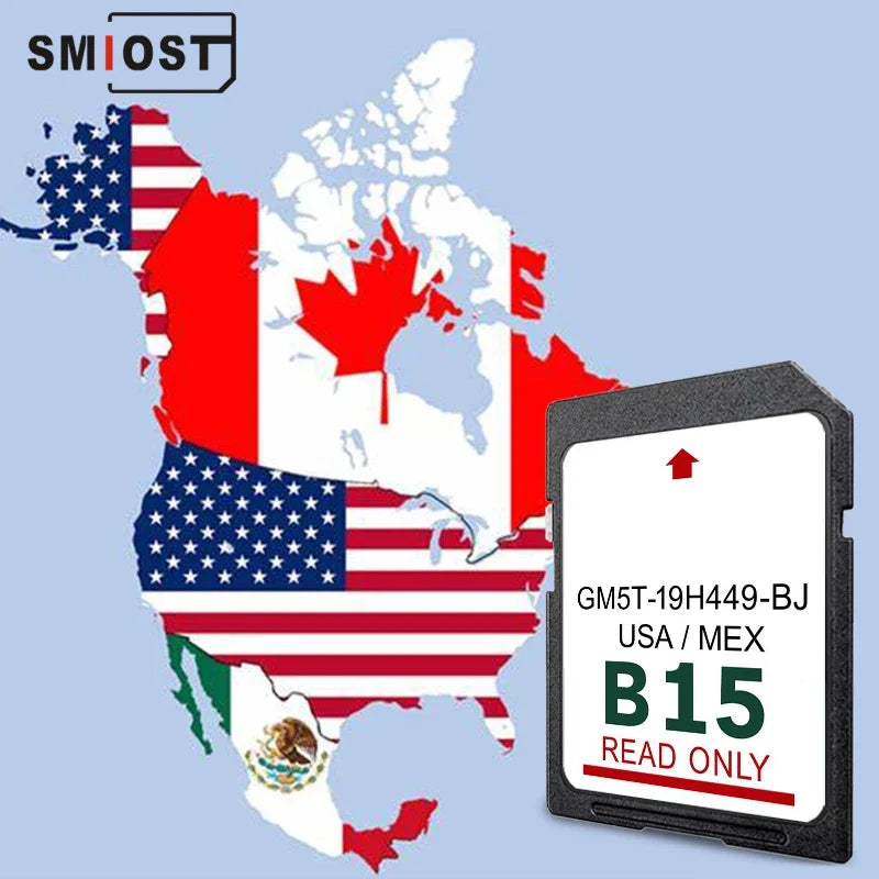 SMIOST Ford F150 C Max 32GB SD Map 2024 - Updated Nav CHINA / for Ford B15 no USB