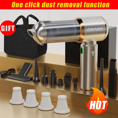 CENRR 998000PA Car Vacuum Cleaner - Cordless, Powerful, and Portable MAX Silve 4hepa Plus