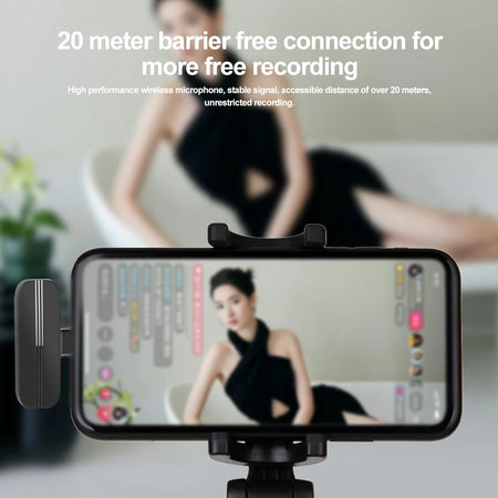 Lavalier Wireless Microphone Clip On Mic &ndash; Low Latency