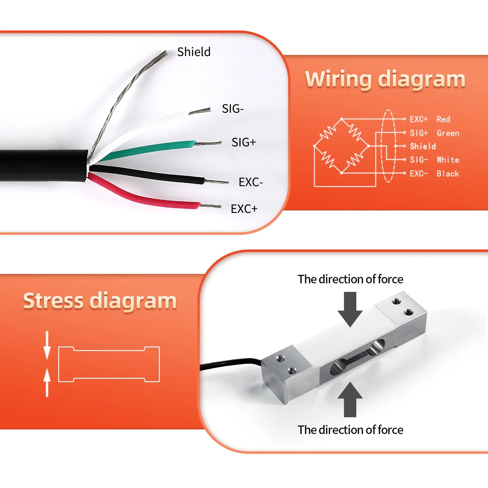 Load Cell Aluminum Alloy Electric Scales - High Precision