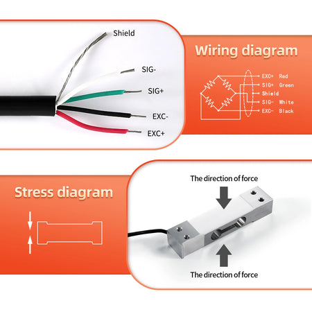 Load Cell Aluminum Alloy Electric Scales - High Precision