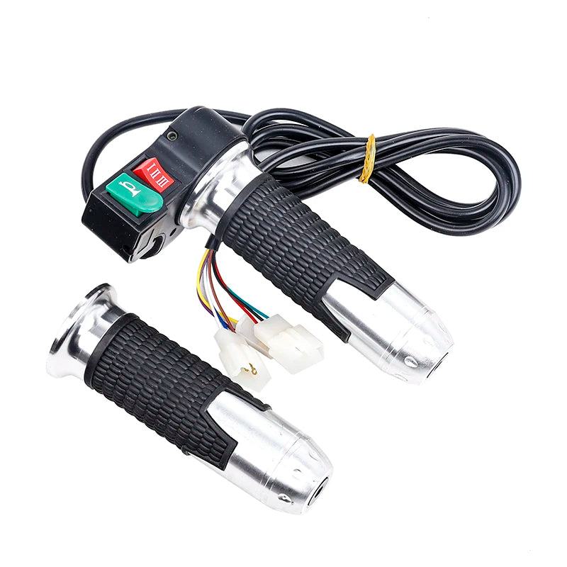 Electric Bicycle Throttle Handle &ndash; Durable Aluminum Alloy Design B 1Set