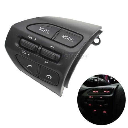 Multi Functional Steering Wheel Switch Cruise Control Buttons With Backlight For KIA Rio 2018-2019 For Rio X-line 2017 2018 2019 by InterCyprus Trading Ltd