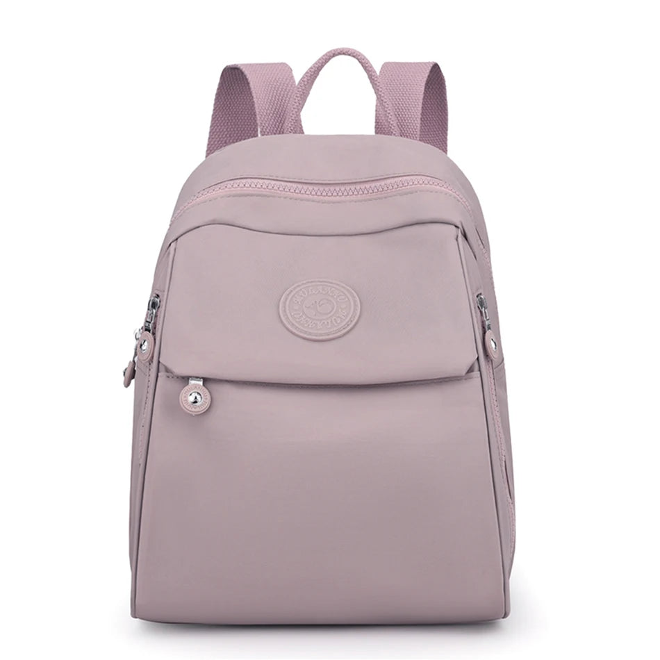 Αδιάβροχο σακίδιο πλάτης από νάιλον για γυναίκες με μεγάλη χωρητικότητα, σακίδιο ταξιδιού για το σχολείο