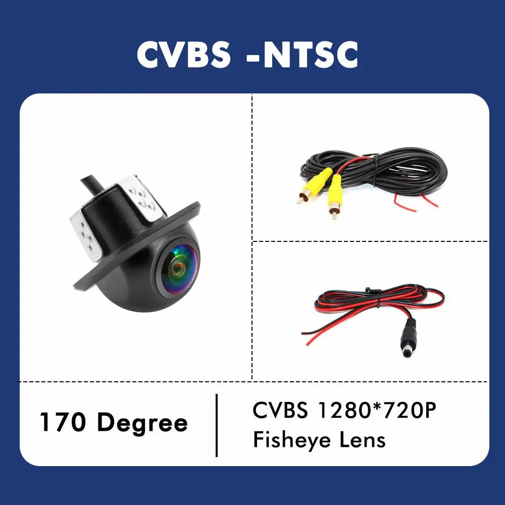 DIP Switch AHD 1080P Car Rear View Camera Starlight Night Vision Waterproof Drill‑mount Backup Parking Camera Support AHD 720P by InterCyprus Trading Ltd