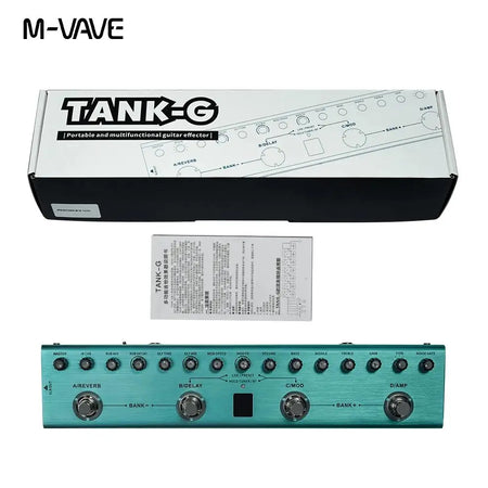 M-VAVE Tank-G Guitar Multi-Effects Pedal &ndash; Rechargeable