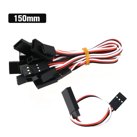 10pcs 100mm/150mm/200mm/300mm/500mm RC Servo Extension Cord Cable Wire Lead JR For Rc Helicopter Rc Drone by InterCyprus Trading Ltd