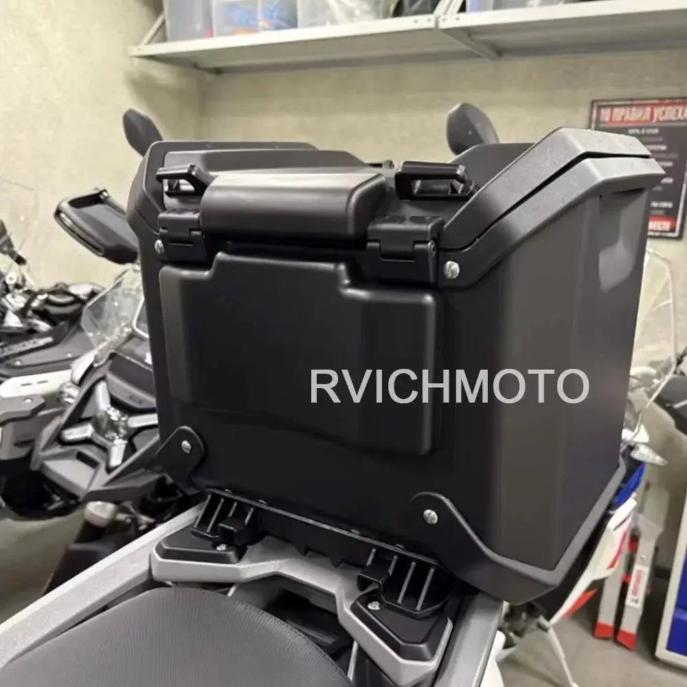 For BMW R1300GS ADV R1300GS Adventure Motorcycle Backrest Soft Rear Top Case/Storage Cargo Mesh Net/Aluminum Handle Rope Pannier by InterCyprus Trading Ltd