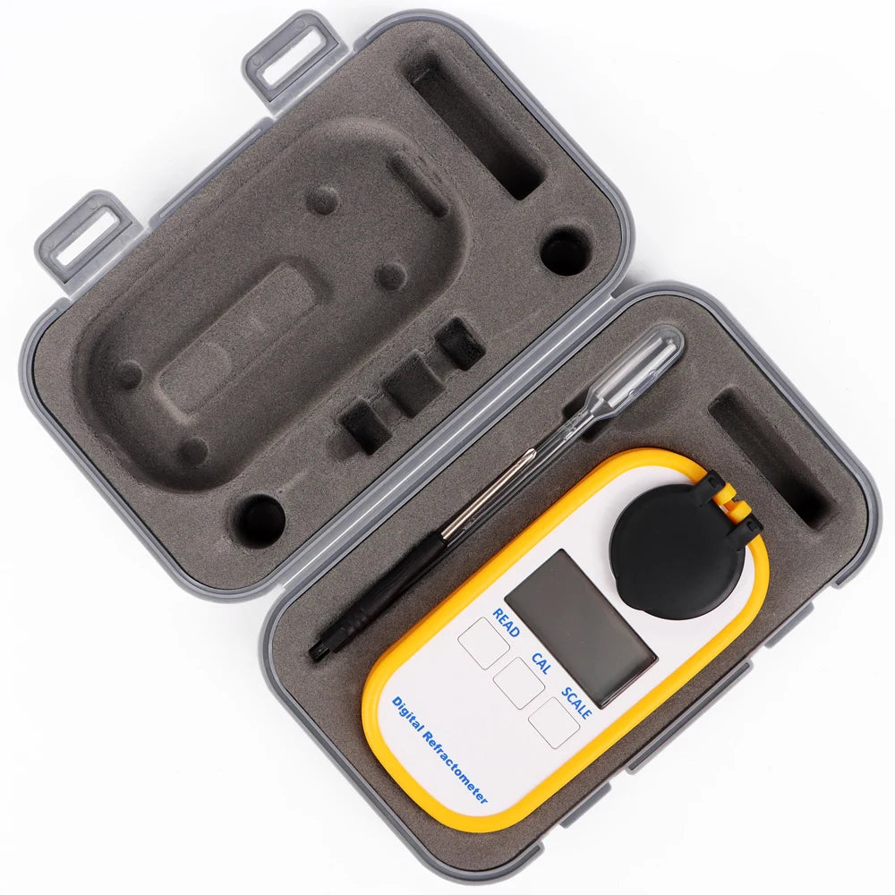 Precision Alcohol Refractometer ATC &ndash; One-Click Calibration