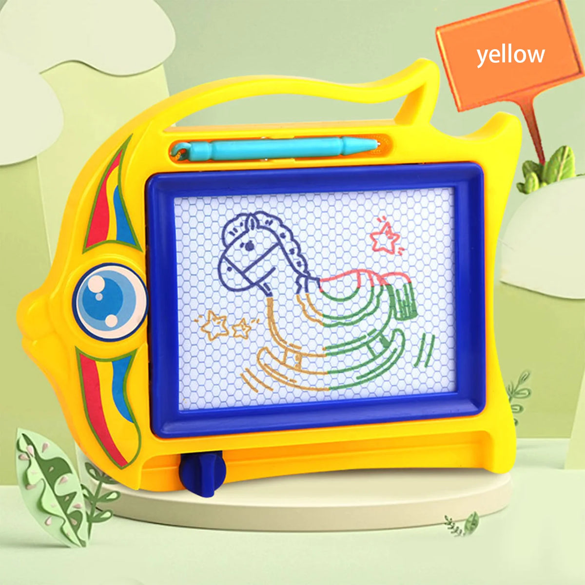 Cartoon Magnetic Drawing Board &ndash; Early Education Puzzle Toy 1pc 3