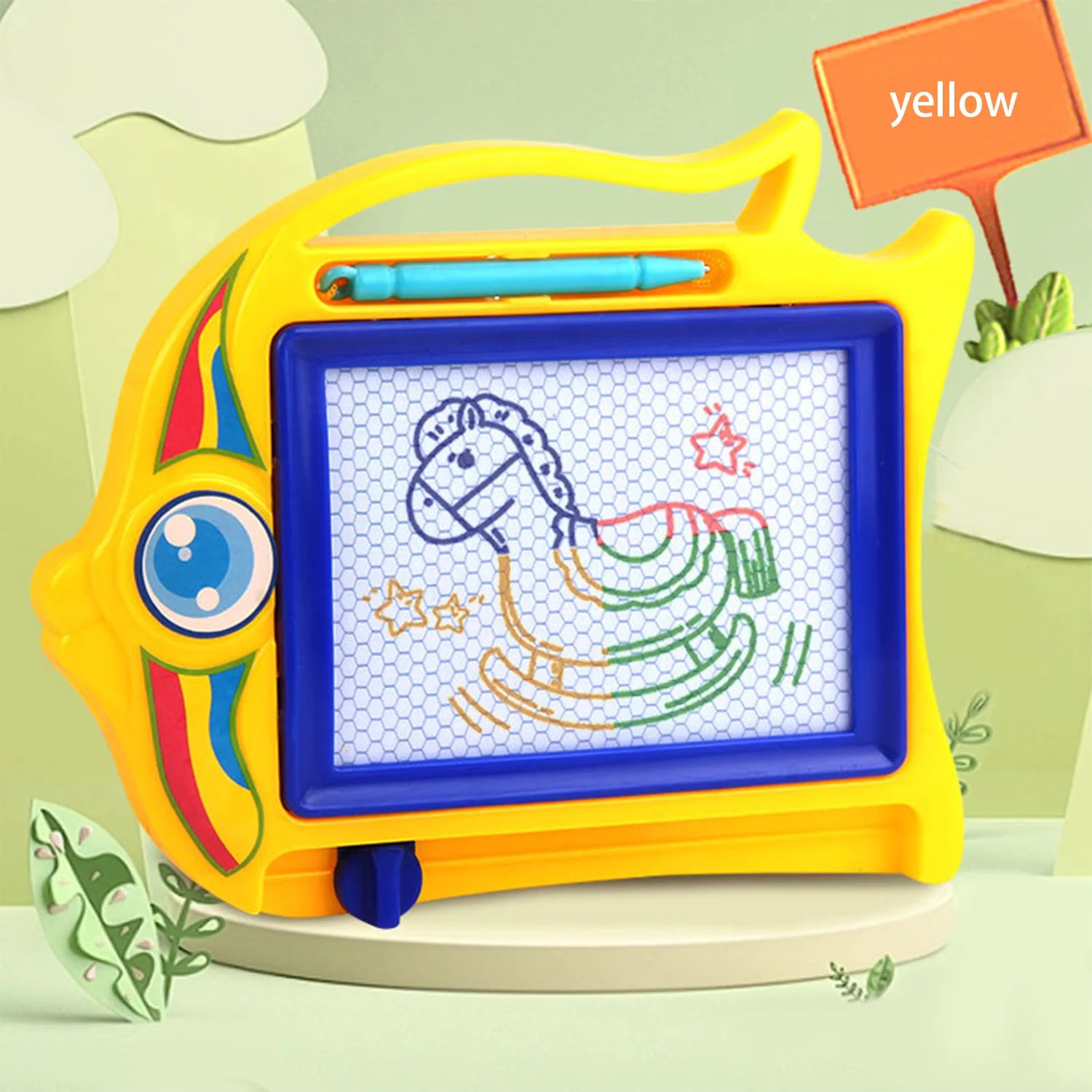 Cartoon Magnetic Drawing Board &ndash; Early Education Puzzle Toy 1pc 3