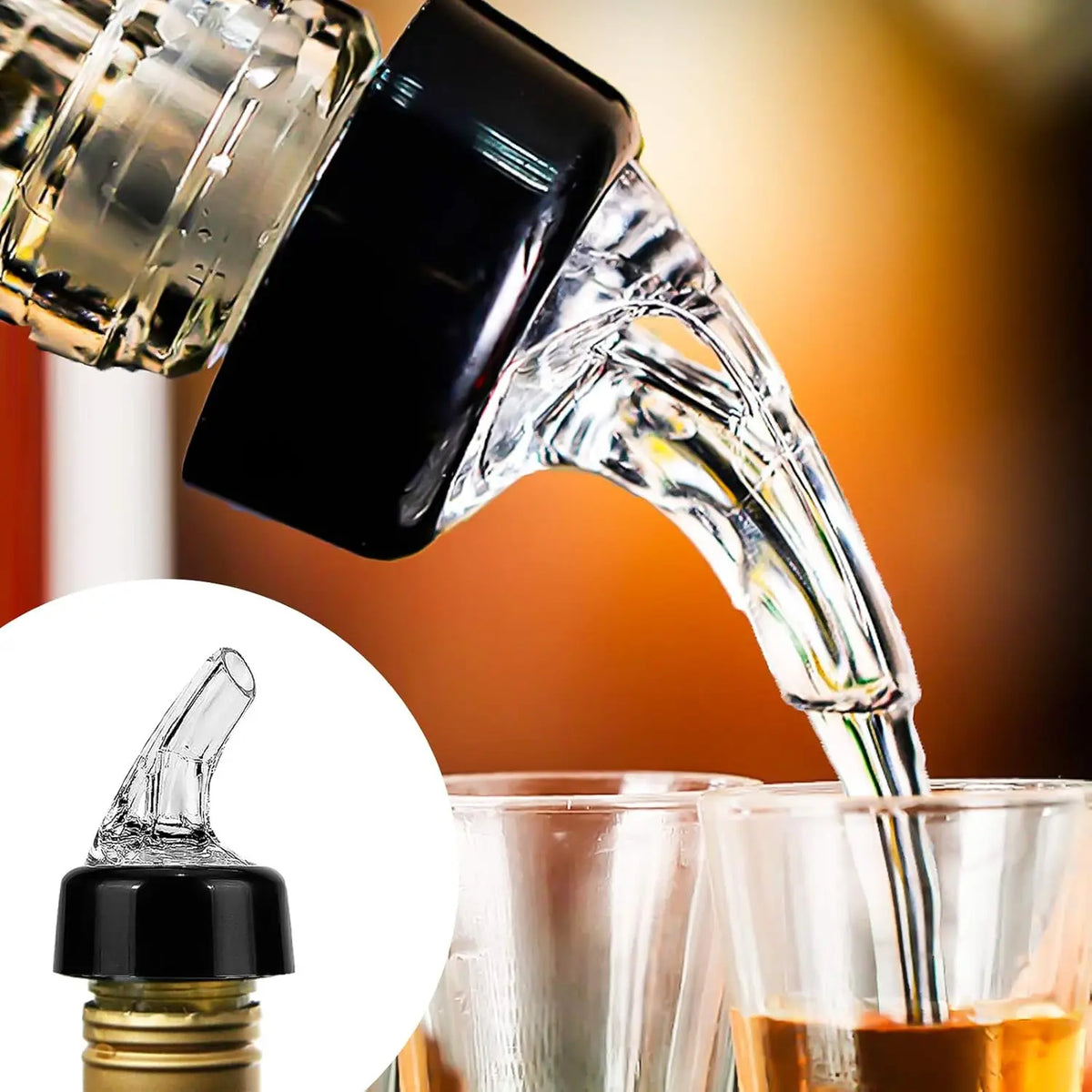 Automatic Measure Liquor Pourers &ndash; Durable Virgin Plastic