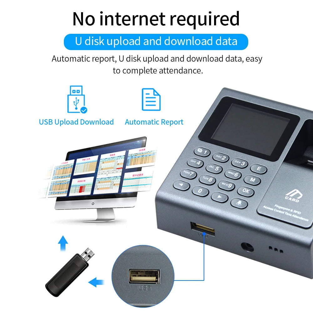 F30s Portable Attendance Machine &ndash; Biometric RFID Access
