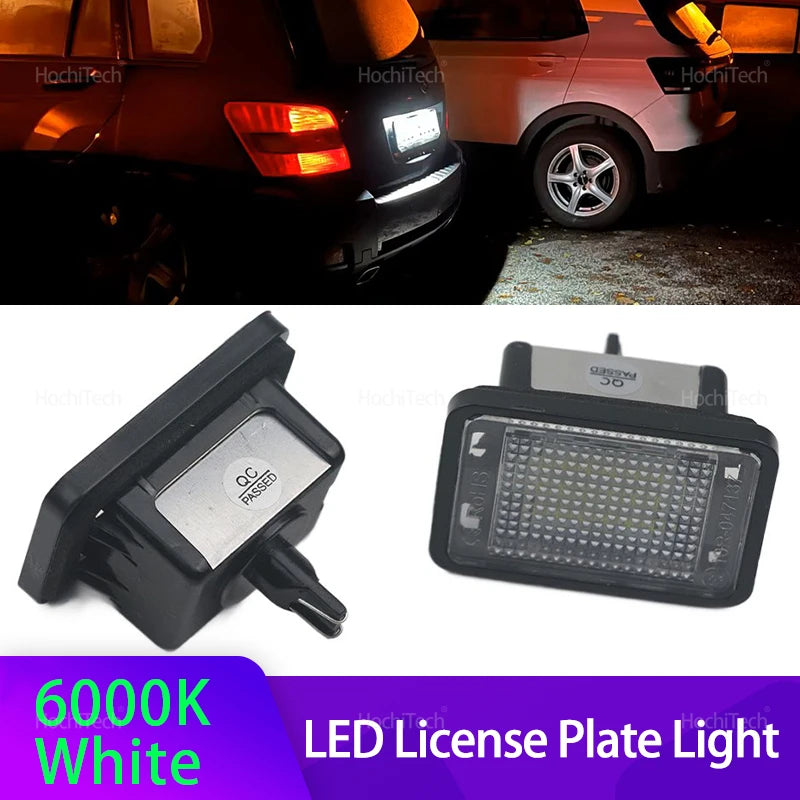 2 iepakojumi LED numura zīmes gaismas Mercedes-Benz GLK X204