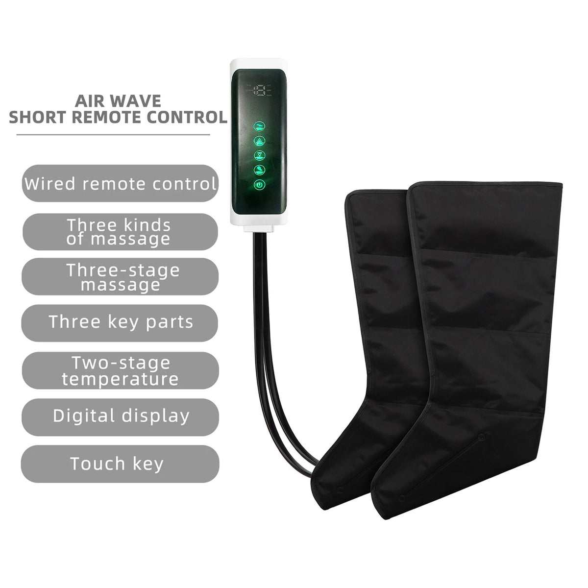 Air Compression Leg Massager Boots - Lymphatic Drainage