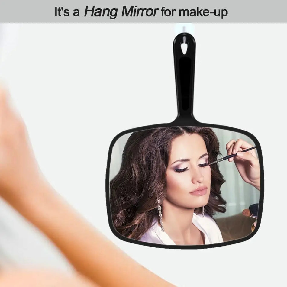 Katlanır Makyaj Aracı Çift Taraflı Büyüteç Işık Makyaj Aynası Salon Tarzı Makyaj Aynası