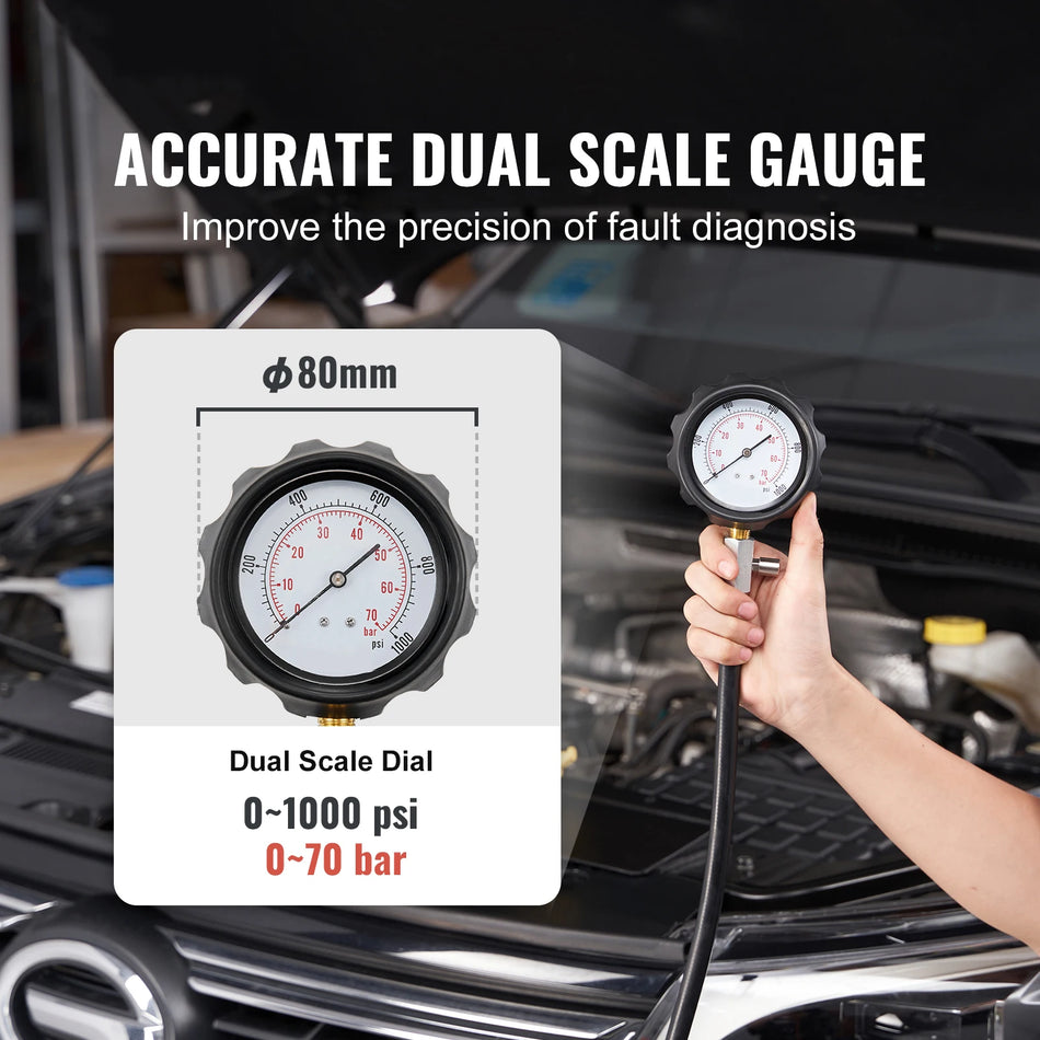 Δοκιμαστής Συμπίεσης Diesel 18 Τεμαχίων Κιτ Κυλίνδρων