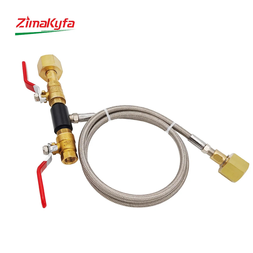 CO2 Cylinder Refill Adapter &ndash; Dual Valve CO2 Fill Station