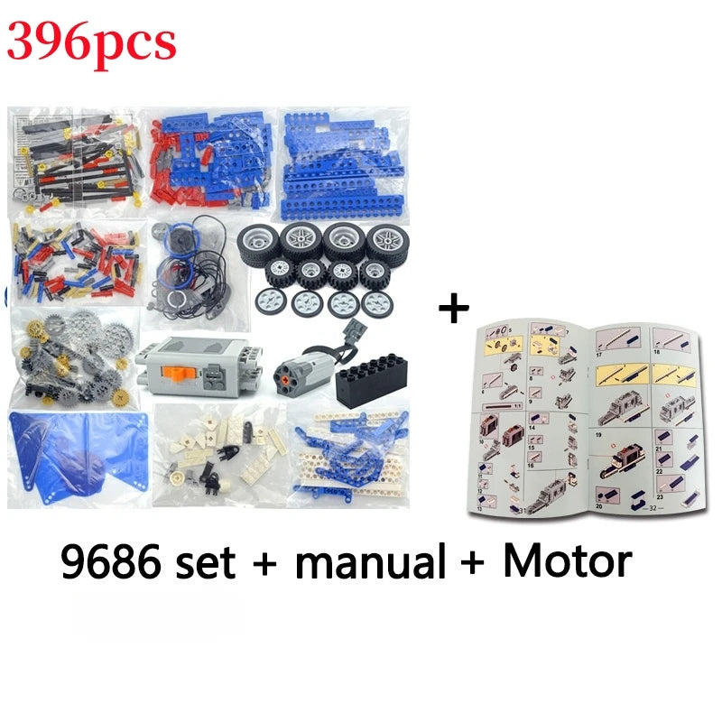 STEM 9686 Technical Parts Kit &ndash; Interactive Learning Experience for Kids 396pcs