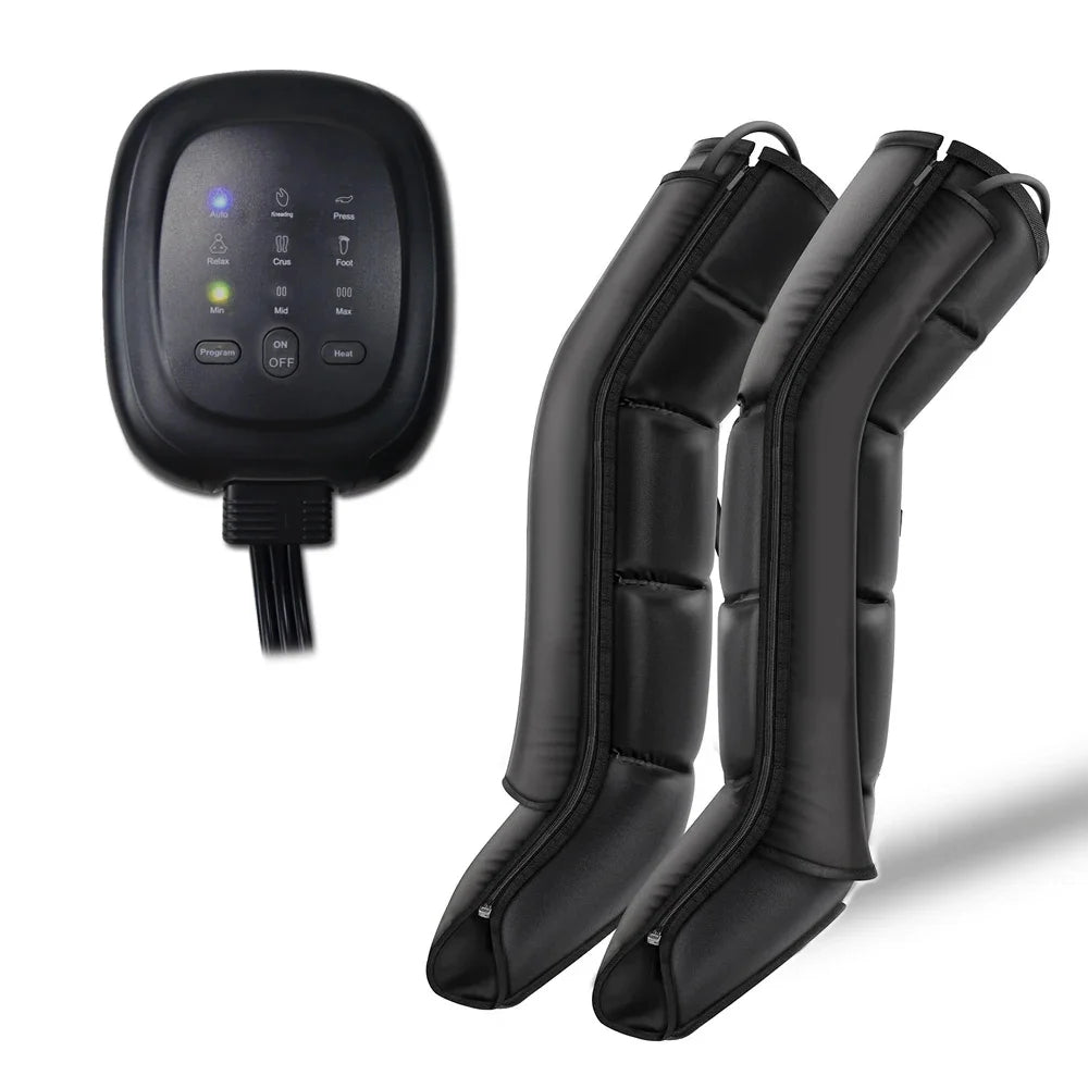 Pneumatic Leg Recovery System Massager &ndash; Circulation Boost black / US Plug