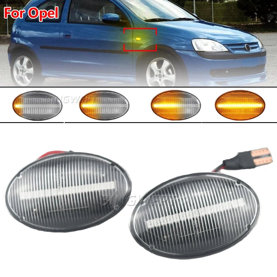 Dinamična LED stranska svetilka za Opel Corsa B, Astra F, Combo B, Meriva A