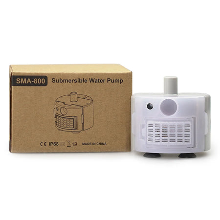 SMA-800 USB Interface Round Water Pump &ndash; USB Powered Durable Stainless Steel Pet Water Dispenser