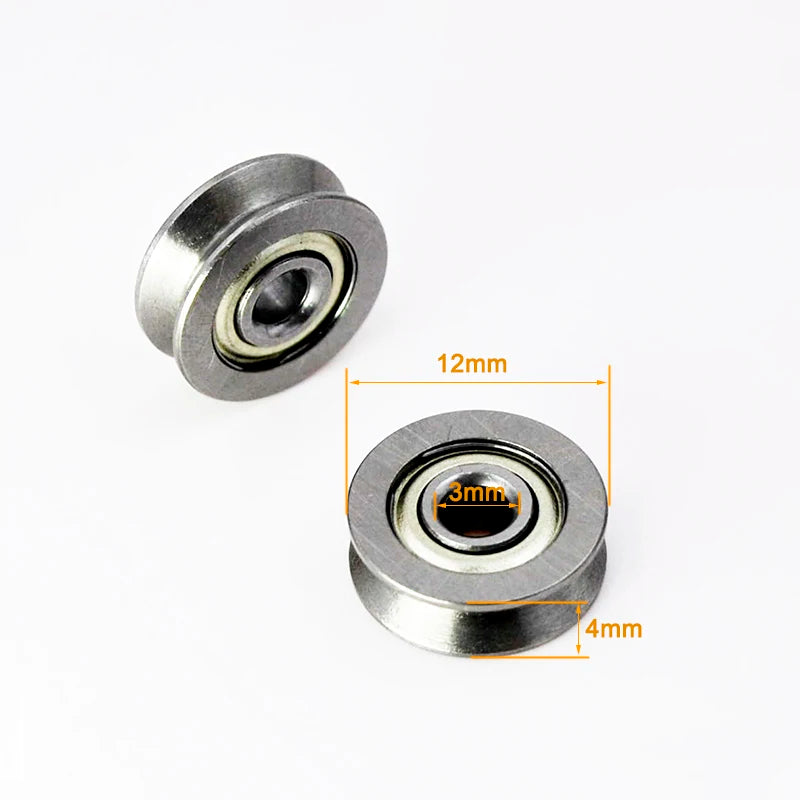 V623ZZ Bearing 3x12x4mm &ndash; Chrome Steel Precision Quiet V623ZZ 3x12x4mm / CHINA / 10Pcs