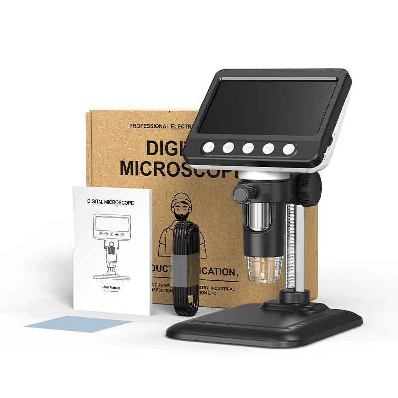 2MP Coin Microscope With 4.3 Inch IPS &ndash; 1000X Zoom View 4.3inch 1000x